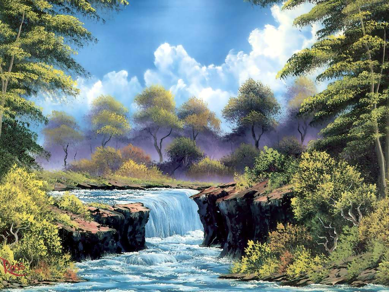 Painting: Bob Ross